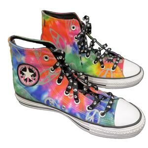 Vintage Converse Tie Dye High Top Sneakers Women 8 Men 6